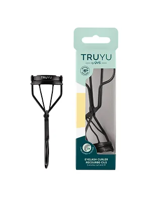 Truyu Eyelash Curler (Black) - Includes 2 Silicone Replacement Pads. Eyelash Curler With No Pinching Just Curled Longer Looking Eyelashes. 1 Count (Pack of 1) - eyelash curler