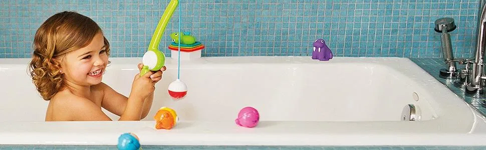 Munchkin Gone Fishin' Rod & Reel Magnetic Bath Toy Set (with 3 Distinct Underwater Bobbing Characters) - product information 15