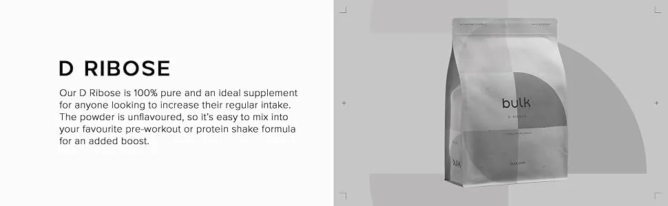 Bulk Pure D-Ribose Powder 500 g 500g - bulk