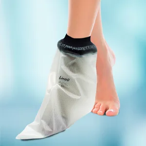 LimbO Waterproof Protection for Light Foot Dressing. M20 Fits Ankle 20-25 cm Circumference. Suitable for Shower Only. M20: 20-25 cm Ankle Circ. - LimbO foot cover
