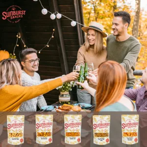 Sunburst Corn Roasted & Salted Toasted Crunchy Corn Snacks Resealable and Recyclable Pouch 1kg Roasted & Salted Corn - Corn Roasted