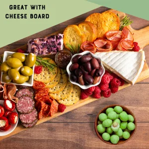 Sunburst Spicy & Crispy Wasabi Peanuts GMO Free Recyclable & Resealable Pouch 1kg - Cheese board snack wasabi peanuts