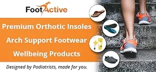 FootActive COMFORT Premium Insoles 9/10.5 UK Blue L 9-10.5 UK - arch support insoles
