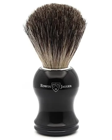 Edwin Jagger Pure Badger Shaving Brush Imitation Ivory - 81P36