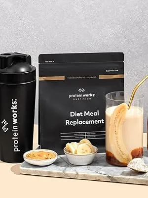 Protein Works - Diet Meal Replacement Shake - Nutrient Dense High Protein Meal - Supports Weight Loss - Chocolate Silk - 14 Meals - 1kg - diet meal replacement lifestyle