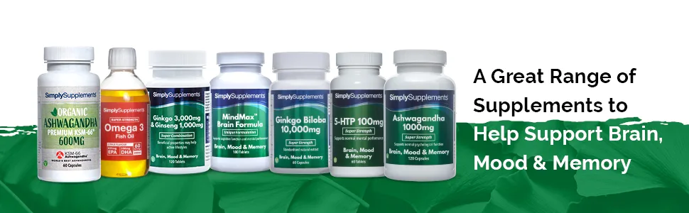 Ginkgo Biloba 6000mg | 120 Tablets | Vegan & Vegetarian Friendly | Manufactured in The UK - E4034