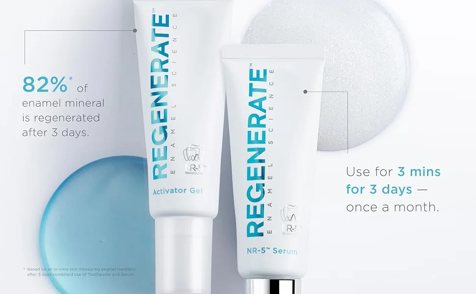Regenerate Advanced Serum Kit boosting serum clinically proven to regenerate tooth enamel 2 x 16ml - Serum Kit