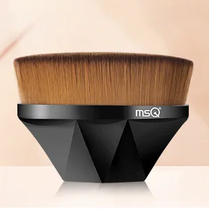 MSQ Foundation Brush Liquid Brush Make up Brush with Synthetic Dense Bristles for Blending Liquid Cream Concealer Premium Easy to Carry Black1 - product information 11