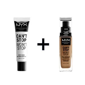 NYX Professional Makeup Can't Stop Won't Stop Full Coverage Foundation Long Lasting Waterproof Vegan Formula Matte Finish Shade: Caramel 15 Caramel - product information 23