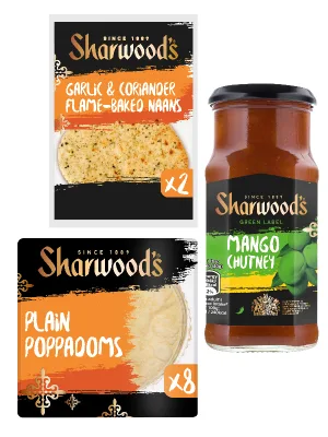 Sharwood's Ready-to-Eat Green Label Mango Chutney 530 g Jar (Pack of 1) Mango Chutney 530g - banner