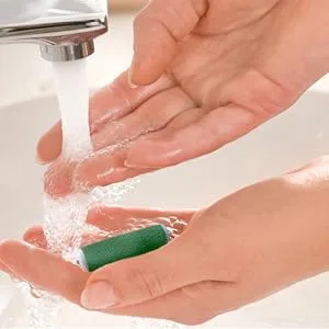 4 x Extreme Coarse Green Replacement Rollers Compatible with Emjoi Micro Pedi - wash easy sink shower