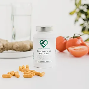 Curcumin 95 Advanced by LLS | High Strength Curcumin (the Active Component of Turmeric) with 95% Curcuminoids + BioPerine Vitamin D Tomato and Ginger Root | 60 Capsules - Curcumin 95 Advanced