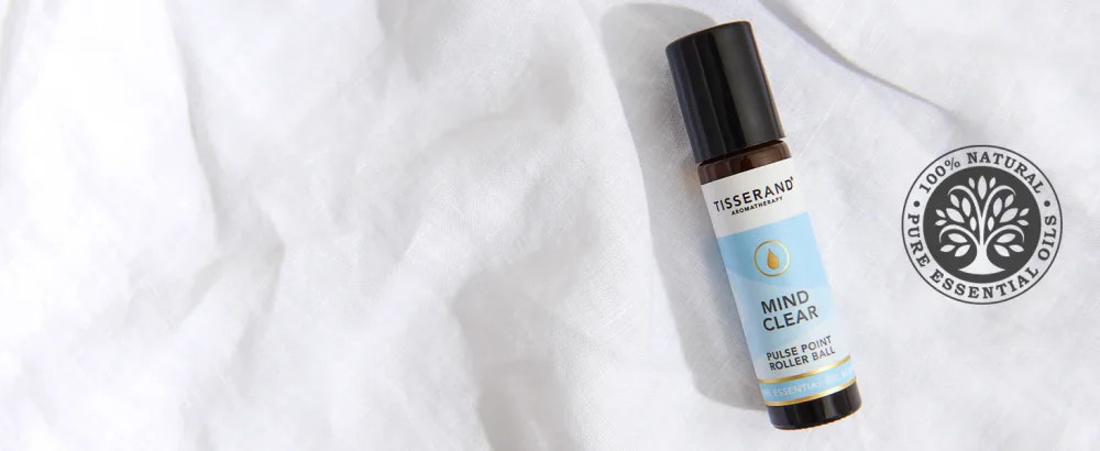 Tisserand Mind Clear Roller Ball Essential Oil 10 ml Mind Clear 10.00 ml (Pack of 1) - Mind Clear Pulse Point Roller Ball