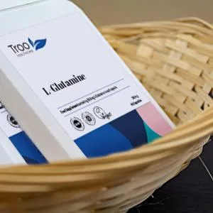 L-Glutamine Supplement (500mg) - 90 High Strength Capsules - Targeted Release Amino Acid Supplement| UK Manufactured to GMP Standards - l-glutamine supplement