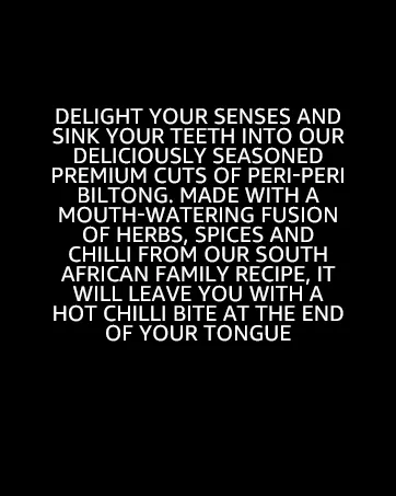 The Biltong Man | Peri-Peri Beef Biltong | Healthy High Protein Dried Chilli Beef Snack | 500 g (Pack of 1) - box4peri362 x 453
