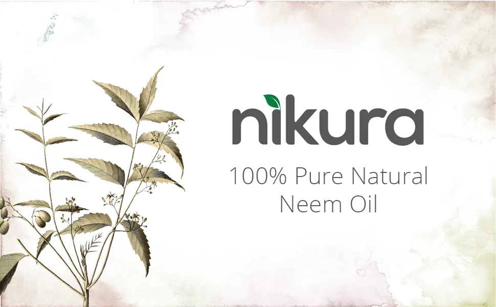 Nikura | Pure Neem Oil | Unrefined Cold Pressed - Natural Vegan - 1 Litre Neem 1 l (Pack of 1) - neem ebc