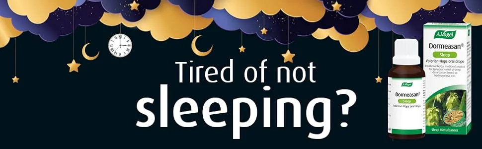 A.Vogel Dormeasan Sleep Valerian-Hops Oral Drops | Sleeping Aid | Extracts of Fresh Valerian Root (15ml (Pack of 1)) - a vogel dormeasan sleep