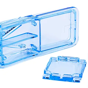 Opret Pill Cutter Pill Splitter with Blade for Small Pills Large Pills Cut in Half Quarter for Tablet Vitamin Medicine Blue - pill cutter easy to clean