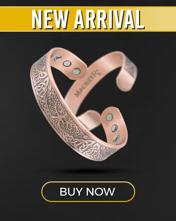 MagnetRX Pure Copper Magnetic Bracelet - Magnetic Copper Bracelets for Men - Adjustable Cuff + Gift Box (Twisted Copper) - product information 21