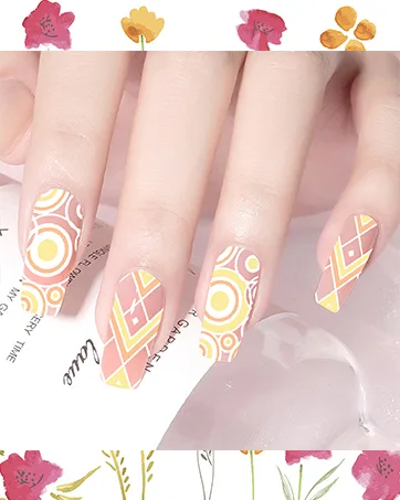 Biutee 30Pcs Round Nail Stamping Plates Kit Geometric Pattern Flower Animal Image Templates for Manicure Art - Ethnic & Vintage Stencils Stamp Plate Set - product information 4
