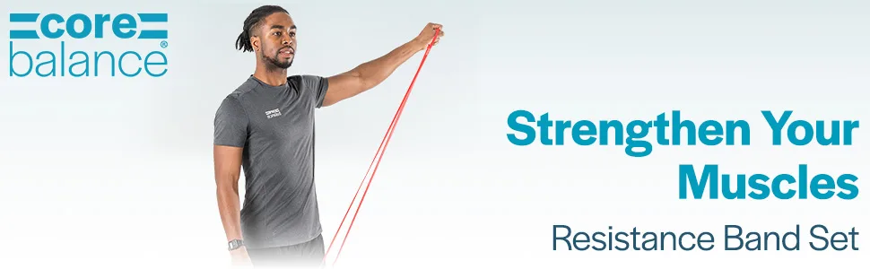 Assisted Pull Up Bands Resistance Strength Training Natural Latex (Light to Extra Heavy) Complete Set - Resistance band set