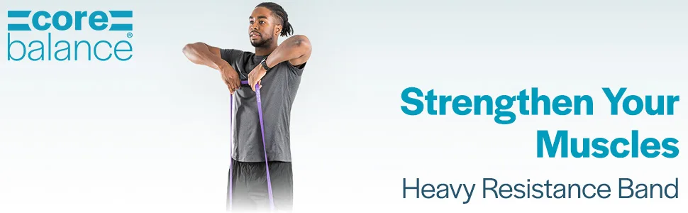 Assisted Pull Up Bands Resistance Strength Training Natural Latex (Light to Extra Heavy) Purple (Heavy) - Heavy resistance band