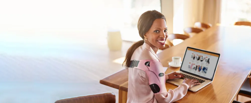 Dr. Arthritis Doctor Developed Shoulder Support/Shoulder Strap/Shoulder Brace & Handbook (Pink) - Doctor Developed Shoulder Support