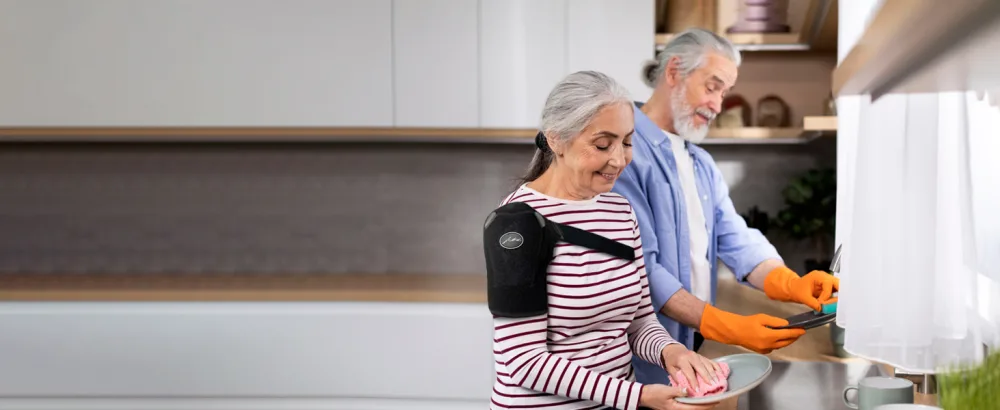 Dr. Arthritis Doctor Developed Shoulder Support/Shoulder Strap/Shoulder Brace & Handbook (Pink) - Doctor Developed Shoulder Support