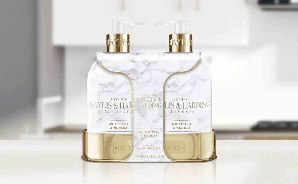 Baylis & Harding Elements White Tea & Neroli Luxury Hand Care Gift Set (Pack of 1) - Vegan Friendly - Product Image