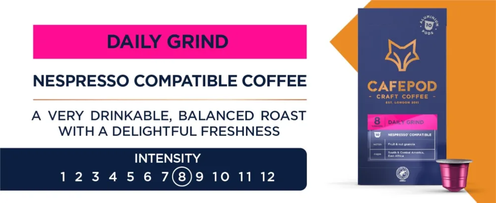 CafePod Coffee Pods Nespresso Compatible Variety 60 Aluminium Capsules Variety 60 Count (Pack of 1) - Daily Grind