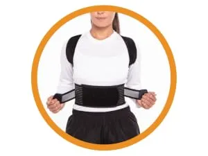 LyfeFocus S1 Premium Breathable Back Posture Corrector for Men & Women - Upper Back Support Back Brace & Back Straightener - Effective Posture Correction for Neck Shoulder & Back Pain (Black Medium) Black M (Pack of 1) - Dual Straps