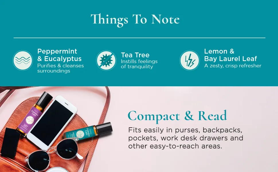 Gya Labs Breathe Easy Essential Oil Roll-On (10ml) - Clarifying & Soothing Breathe (Roll On) 10 ml (Pack of 1) - product information 13