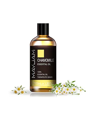 MAYJAM Chamomile Essential Oil 100ML Chamomile Oil for Diffuser Humidifier DIY Home Wardrobes Chamomile 100 ml (Pack of 1) - Chamomile