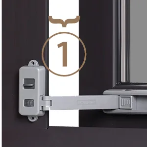 EUDEMON Childproof Window Lock Baby Safety Window Restrictor Easy to Install and Use 3M VHB Adhesive no Tools Need or Drill (Grey) - product information 12