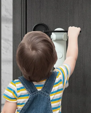 EUDEMON Childproof Window Lock Baby Safety Window Restrictor Easy to Install and Use 3M VHB Adhesive no Tools Need or Drill (Grey) - product information 2