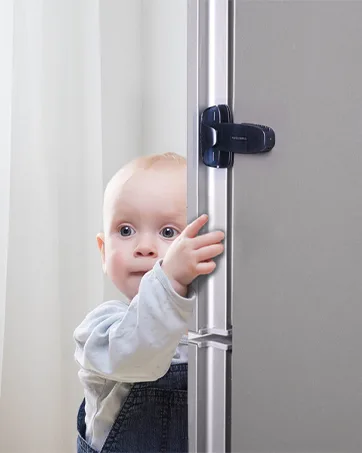 EUDEMON Childproof Window Lock Baby Safety Window Restrictor Easy to Install and Use 3M VHB Adhesive no Tools Need or Drill (Grey) - product information 4