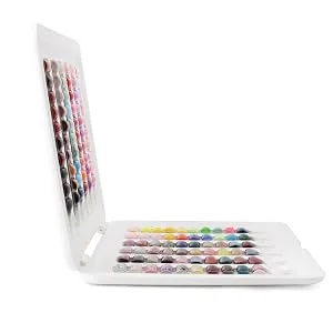 Nail Display Book C8 Nail Colour Swatch Book No Glue Required 120 Nail Colour Display Board Gel Nail Polish Sample Display for Nail Technician Use C8 Nail Color Chart - nail color chart book