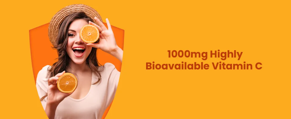 Fast&Up Vitamin C 1000 mg - High Strength - Helps Build Strong Immune System - 20 Effervescent Tablets - One Daily - Orange Flavour 20 Count (Pack of 1) - Vitamin C