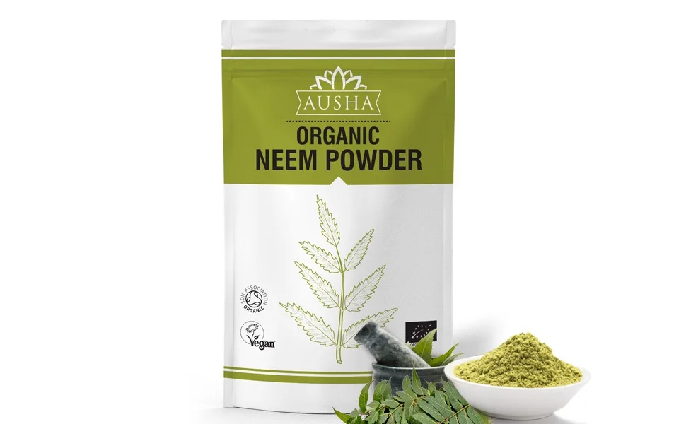 Ausha Organic Neem Leaves Powder 100g | Immunity Digestion Detox| Hair Dandruff Skin Care - Neem