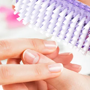 G2PLUS Two-Sided Hand Nail Brushes - 4 PCS Plastic Nail Brushes - Multi-color Hand Scrubbing Brushes- Clean Hand Brushes for Cleaning Nails - Nail Scrubber Brush