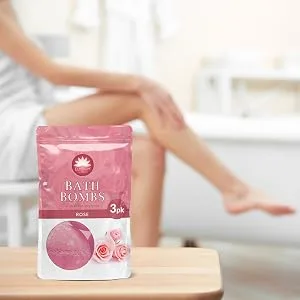 Elysium Spa Bath Bombs 3 X 50G (Rose) - rose