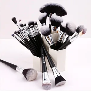 DUcare Professional Makeup Brush Set 32Pcs Makeup Brushes Premium Synthetic Kabuki Foundation Blending Brush Face Powder Blush Concealers Eye Shadows 32pcs black - product information 20