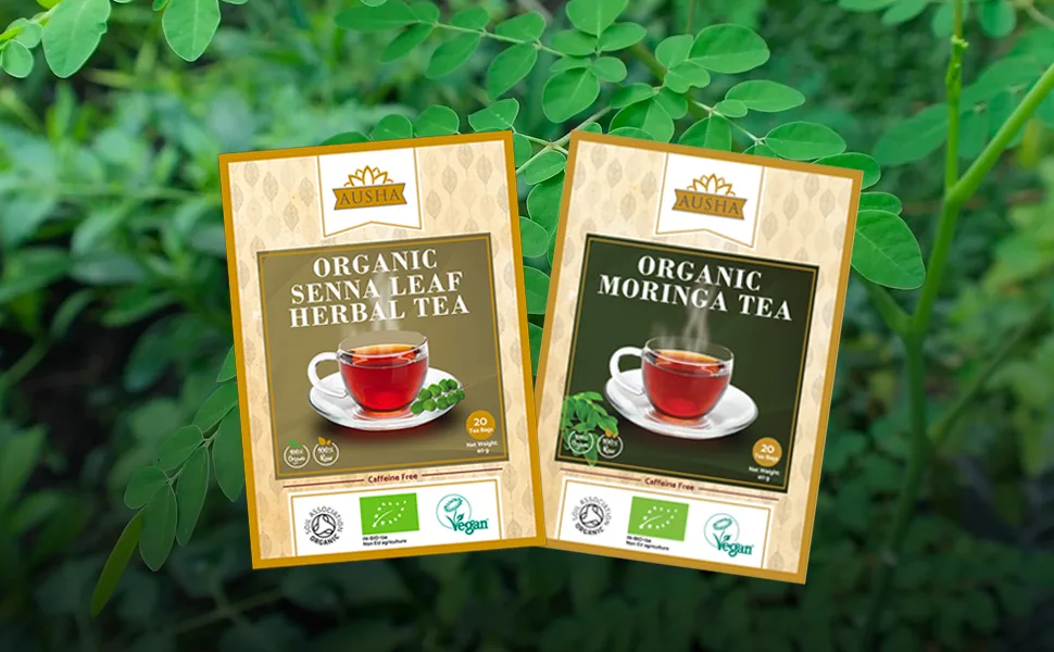 Ausha Senna Leaves Tea - 20 Tea Bags | Constipation Relief Natural Laxative | Detox Cleanse 20 Count (Pack of 1) - senna tea