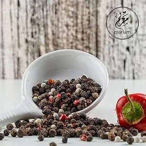 Premium Mixed Peppercorns 100g Whole Dried (Black White Red Green) - by MariamPantry in Resealable Kraft Bag Pouch 100.0 grams - Mixed Peppercorns