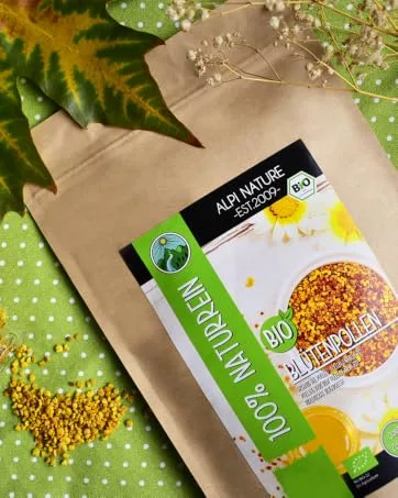 Organic Bee pollen (1kg) natural Bee pollen dried without additives from multicolor pollen 1 KG - bee pollen alpi nature
