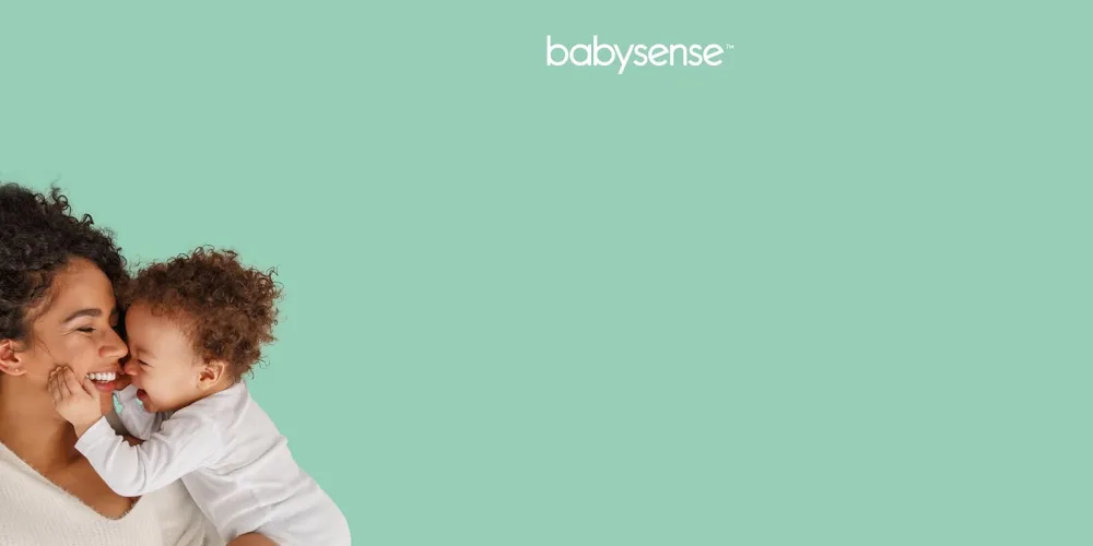 Babysense Split Screen Parent Unit for Video Baby Monitor V43 - babysense background image