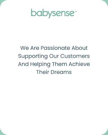 Babysense Split Screen Parent Unit for Video Baby Monitor V43 - babysense slogan