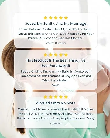 Babysense Split Screen Parent Unit for Video Baby Monitor V43 - babysense testimonials