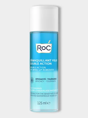 RoC - Double Action Eye Make-Up Remover - Unique Water & Oil Combination - Waterproof Makeup Removal - Effective Eye Cleansing for Sensitive Skin - Minimises Allergy Risks - 125 ml - product information 12