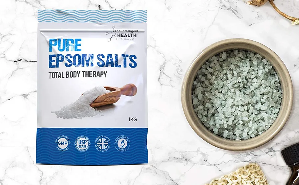 Pure Epsom Salts | Magnesium Sulphate Bath Salt (5 kg (Pack of 1)) - Epsom Salt
